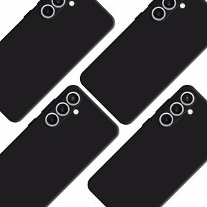 3mk Matt Case Pro Samsung Galaxy S23 FE:lle - Matta musta