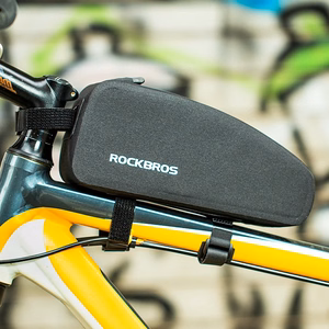Rockbros AS-019 vedenpitävä pyörän runkolaukku 1.5 l - musta