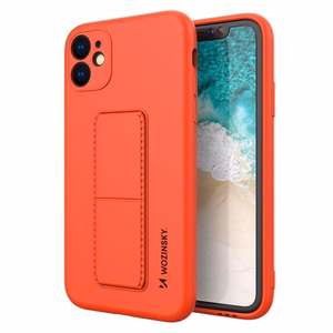 Wozinsky Kickstand Case silicone case with kickstand case for Xiaomi Redmi 10X 4G / Xiaomi Redmi Note 9 red