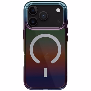 Uniq Iridescia Suojakuori iPhone 17 Pro:lle Magclick-latauksella - Moniväri