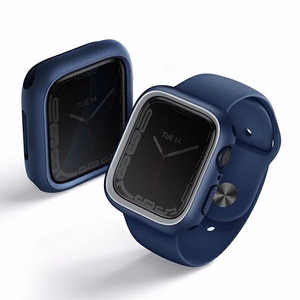 Uniq Moduo kotelo Apple Watch 4/5/6/7/8/SE/SE2 44/45mm - siniharmaa