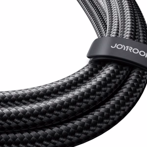 Joyroom Speedy Series S-A21 2in1 USB-C - USB-C / USB-C kaapeli 100W 1.5m - musta