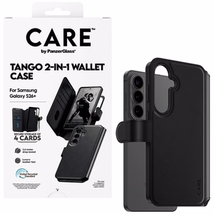 CARE by PanzerGlass Tango 2-in-1 lompakkosuojakuori Samsung Galaxy S26+ musta