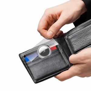 Dux Ducis korttimallinen suojakotelo AirTag 2 kpl läpinäkyvä + musta
