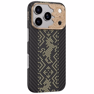 Musta Benks Magnetic Armor Air Knight kevlar- ja metallikehyksinen suojakuori (C.K.FL.AP.GD.X072) malleihin iPhone 18 Pro / iPhone 17 Pro