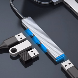 Orico AH-A13 USB-A Keskitin 1x USB-A 3.0 + 3x USB-A 2.0 - harmaa