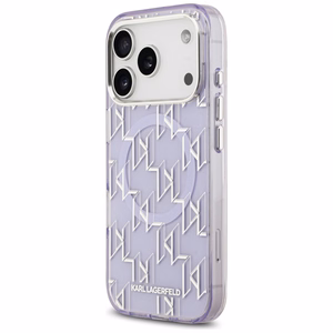 Karl Lagerfeld IML KL Monogram MagSafe -suojakuori iPhone 17 Pro - violetti