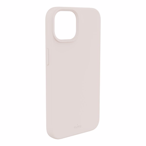 Puro Icon Cover suojakuori laitteelle iPhone 14 Plus / 15 Plus, hiekanvaaleanpunainen