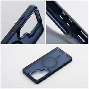 Suojakuori Samsung S26 ULTRA Forcell F-Protect Shadow Stand Premium MagSafe-yhteensopiva tummansininen