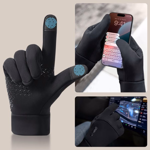 Tech-Protect WG01 Gloves with Touch Tips M - Black