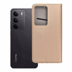 SMART CASE kirjakotelo puhelimelle REALME C75 kulta