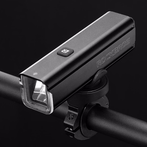 Rockbros 24610002001 polkupyörän etuvalo 1000 lm + USB-C - USB-A kaapeli - musta