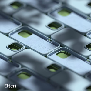 Etteri Silikoninen Mag suojakuori iPhone 16 Pro Max 6,9:lle vaaleansininen