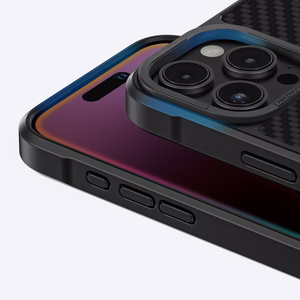 AmazingThing Titan Max Suojakuori 1500D Aramid-kuiduilla iPhone 16 Pro:lle - musta