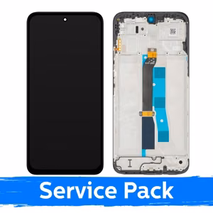LCD Display Compatible With Xiaomi Redmi 15 5G Black with Frame (Service Pack)