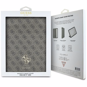 Guess GUFC11RM24PS4SGW iPad Air 11" 2024 Ruskea/Ruskea Magneettinen 4G Big Logo