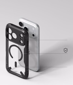 Ringke Fusion X Magnetic MagSafe -suojakuori iPhone 18 Pro Max / 17 Pro Max -malleille, musta