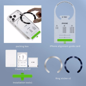 Tech-Protect MMP-210 MagSafe 2-Pack Magneettinen rengas - oranssi / musta