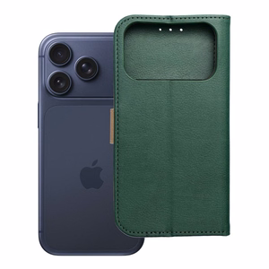 Flip case for iPhone 17 PRO / 18 PRO Split Book green and gold