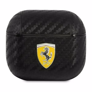 Ferrari FESA3CABK AirPods 3 suojakotelo musta/musta On Track PU Carbon