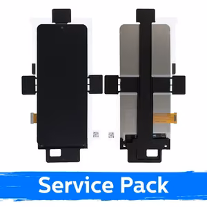 LCD-näyttö, yhteensopiva Samsung F741 Z Flip6 (sisäinen), musta (Service Pack) (NF versio)