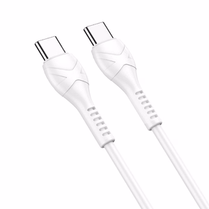 Hoco USB-C - USB-C -kaapeli PD 60W 1 m X37 valkoinen