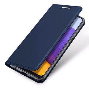 Dux Ducis Skin Pro Kirjahylly tyyppi tapauksessa Samsung Galaxy A22 4G sininen