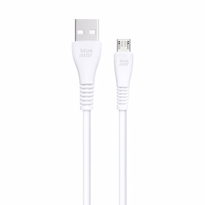 Kaapeli USB A–Micro USB Blue Star 2A 12W 1 m PJ-DG3-A, valkoinen