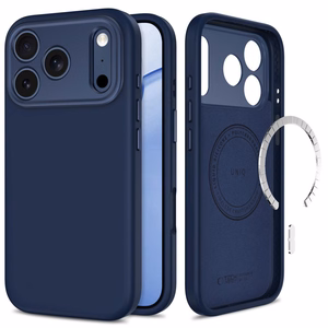 Tech-Protect Uniq MagSafe CC -suojakuori iPhone 18 Pro Max / 17 Pro Max -malleille, tummansininen