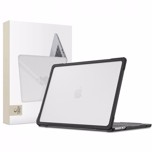 Tech-Protect Velar Case for MacBook Air 15" 2023 / 2024 / 2025 / 2026 - Transparent Black