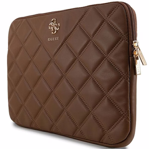 Guess Quilted 4G suojus 14 tuuman kannettavalle - ruskea