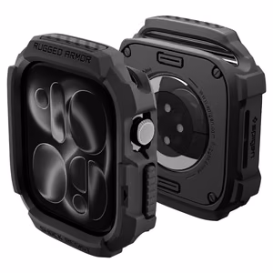 Spigen Rugged Armor  Apple Watch 46 mm kuori, mattamusta