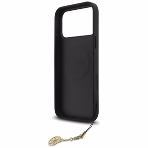 Guess 4G Charms Collection MagSafe -suojakuori iPhone 17 Pro Max - musta