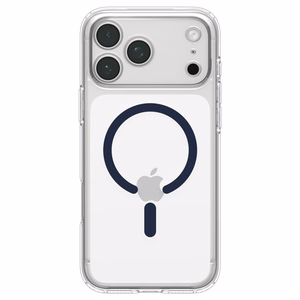 Spigen Ultra Hybrid MagSafe -suojakuori iPhone 18 Pro Max / 17 Pro Max -malleille, läpinäkyvä tummansininen