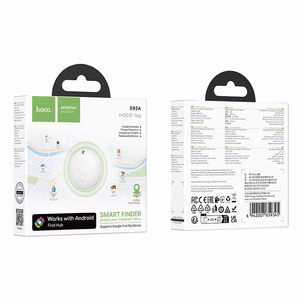 Hoco E93A Google Find My Device -yhteensopiva Paikannin Valkoinen