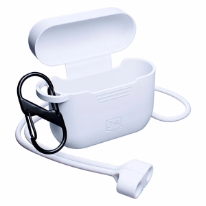 3mk Silicon AirPods suojakuori AirPods Pro / AirPods Pro 2:lle - valkoinen