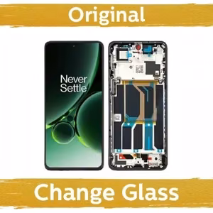 LCD Display Compatible With OnePlus Nord 3 with Frame / Tempest Gray / (Refurbished: China)