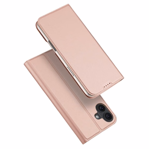 Dux Ducis SKIN PRO lompakkosuojakuori iPhone 16 Plus ruusukulta