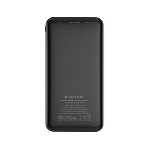Kruger&Matz 10 000 mAh Li-pol -varavirtalähde QC- ja PD-toiminnoilla