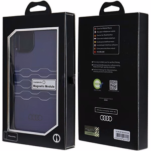 Audi IML MagSafe suojakuori iPhone 15 Plus / 14 Plus:lle - sininen
