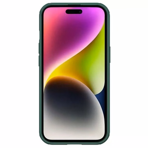 Nillkin CamShield Pro PC+TPU Suojakuori iPhone 15 Plus:lle vihreä
