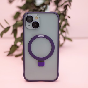Mag Ring suojakuori iPhone 13 6,1', violetti