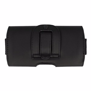 Tel Protect MAX Belt Holster (SIZE 14) for Iphone 11/16 Plus/16 Pro/17 Pro/Huawei P30 Lite/Samsung S23/S24/S25 black, leather (155x80x14 mm)