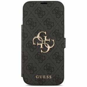 Guess Book 4G Metal Logo -suojakuori iPhone 17 Pro Max - musta