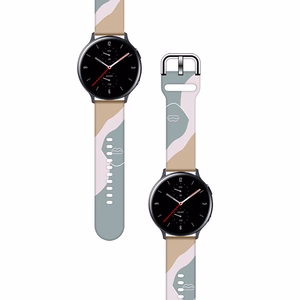 Hihna Moro Samsung Galaxy Watch 40 / 41 / 42 / 43 / 44 mm silikoni rannekoru kellonauha - kuvio 17