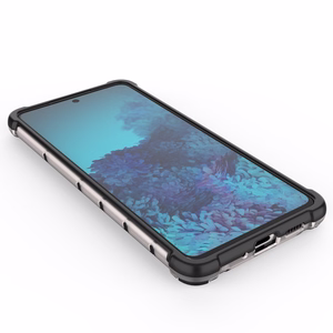 Honeycomb tapauksessa panssaroitu kansi geelirunko Samsung Galaxy A73 musta