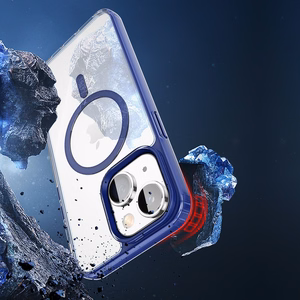 Dux Ducis Clin2 tapauksessa iPhone 14 Plus magneettinen MagSafe kansi sininen