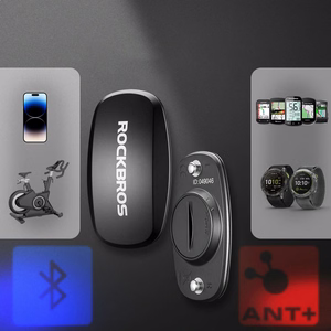 Rockbros HRM812 Bluetooth ANT+ -sykevyö, IP67 – väri: musta