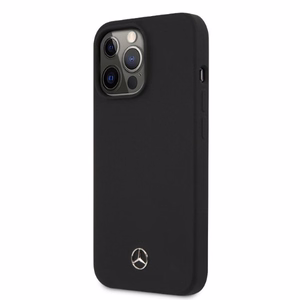 Mercedes Silicone Line MagSafe suojakuori iPhone 13 Pro:lle / iPhone 13:lle - musta