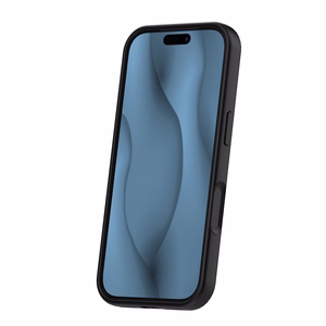Silikoninen ohut magneettinen suojakuori iPhone 17 Pro 6,3 musta